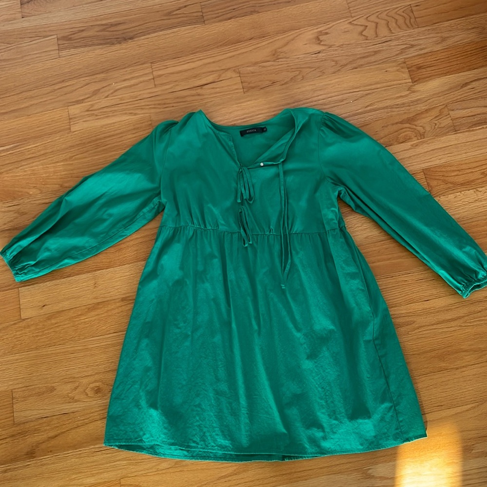 Green bow dress SIZE XL